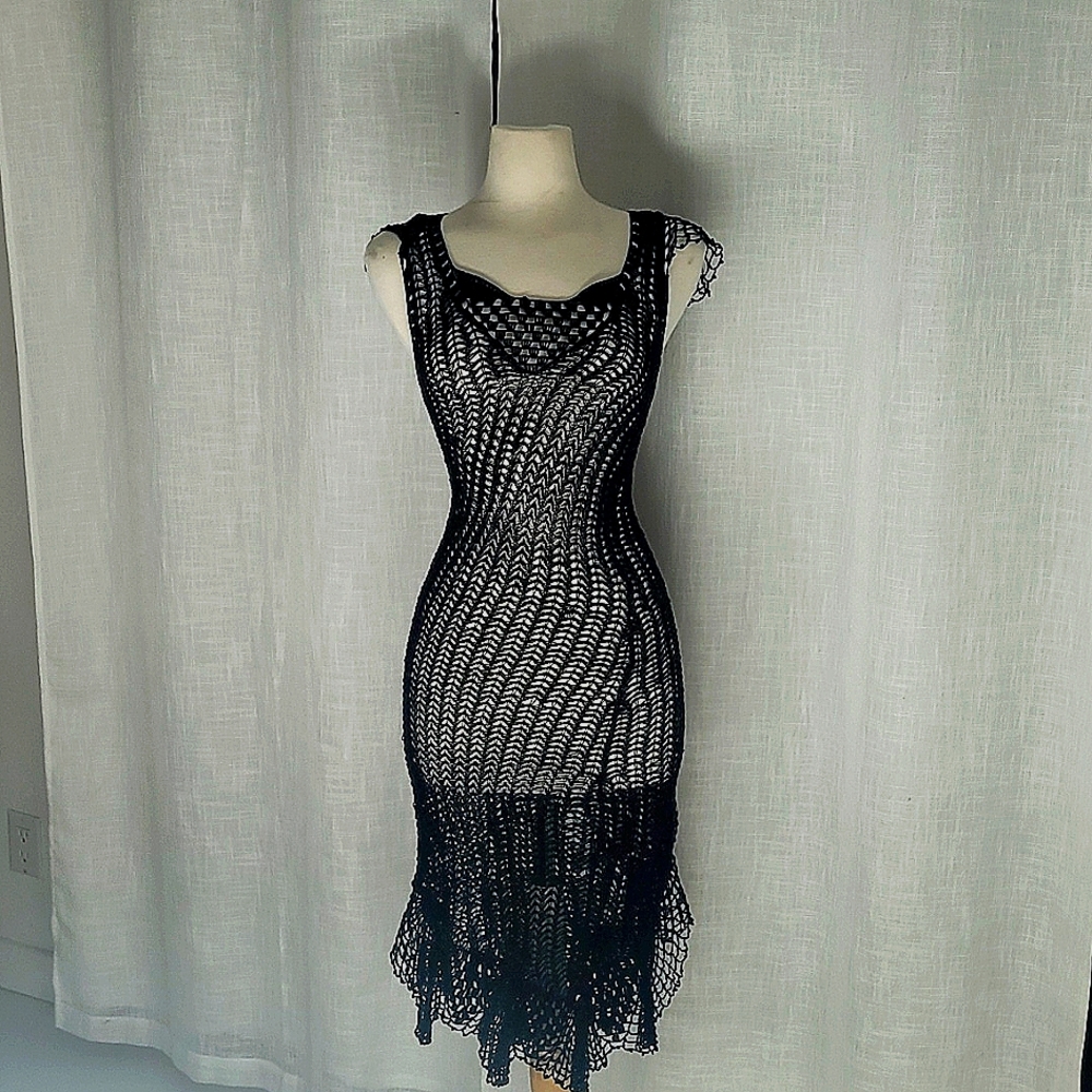 Black see three dress